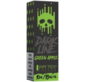 Liquid DARK LINE 10ml - Green Apple 6mg