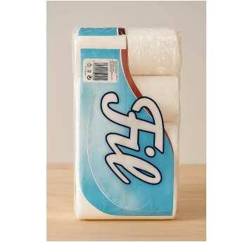 Papier toaletowy biały 2 warstwy (8szt)