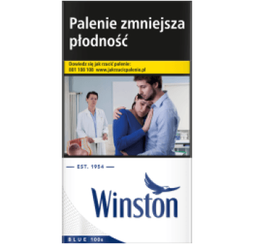 Papierosy Winston Blue 100 (21,50) 10*