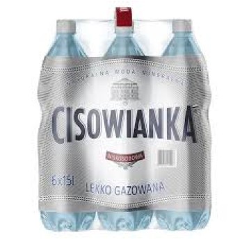 Woda Cisowianka 1,5L Lekkogazowana Zgrzewka 6szt