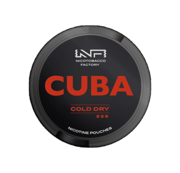 Woreczki nikotynowe CUBA BLACK COLD DRY 43mg