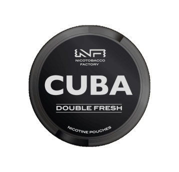 Woreczki nikotynowe CUBA BLACK DOUBLE FRESH 43mg