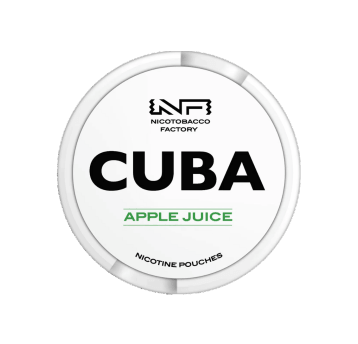 Woreczki nikotynowe CUBA WHITE APPLE JUICE 16mg
